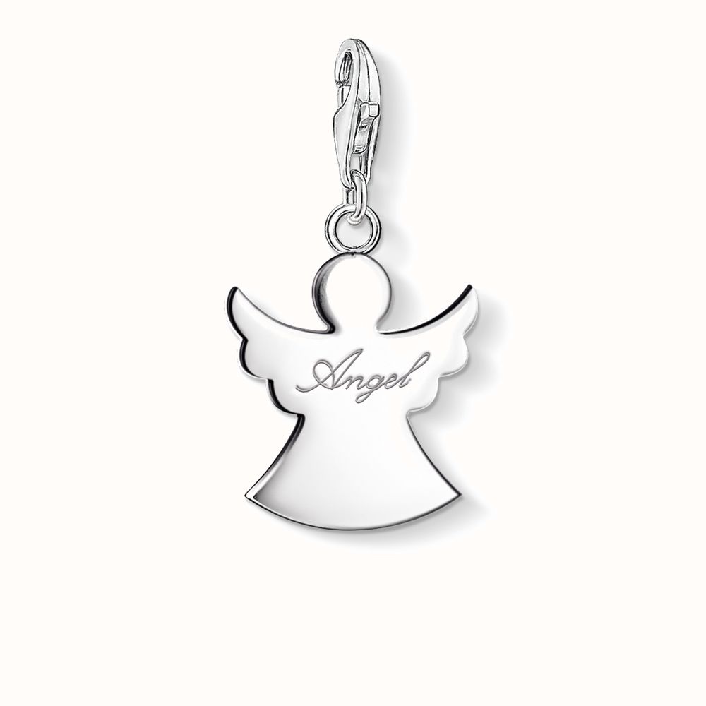 Thomas Sabo Jewellery Guardian Angel Charm 925 Sterling Silver 0871-001-12 - Main Image