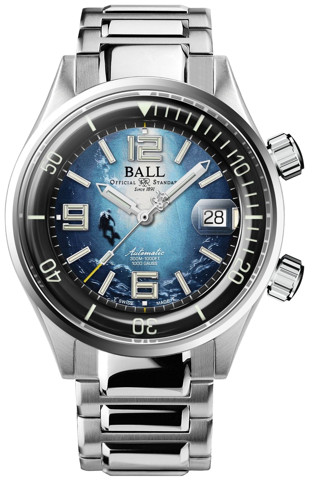 Ball Watch Company Master II automatique (42 mm), cadran montre
