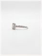 0.32ct Round Brilliant Natural Diamond Platinum Halo Ring ENG29337 - vista alternativa 2