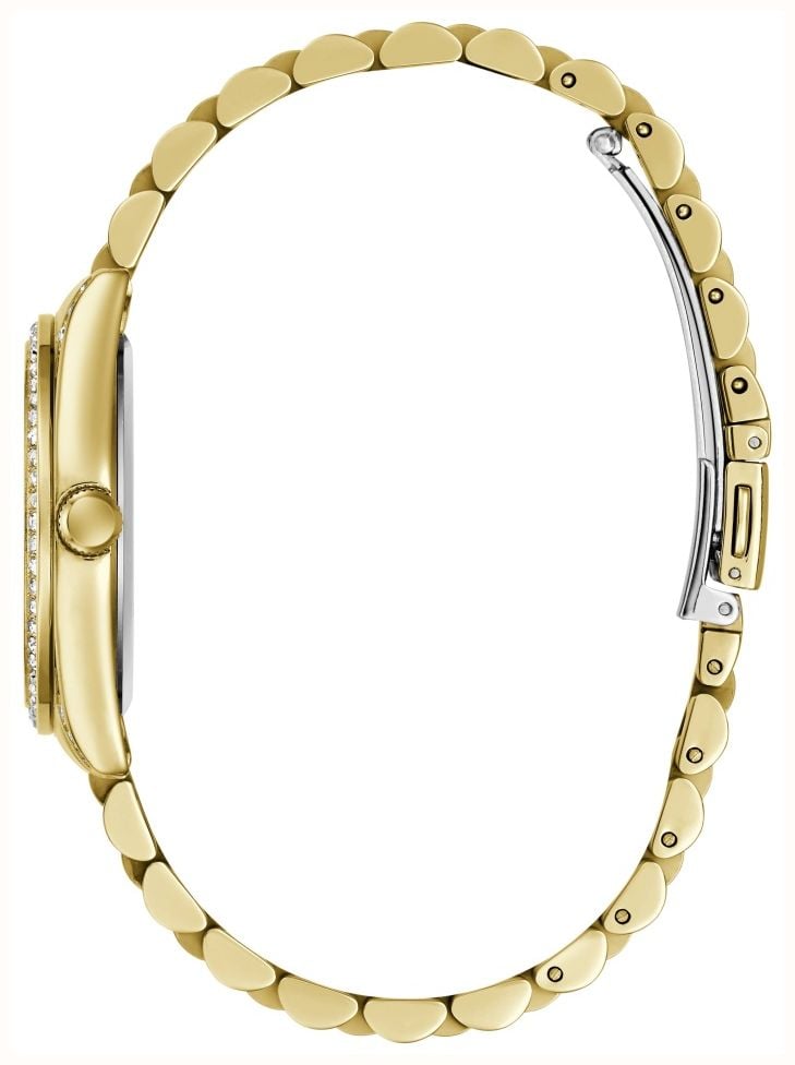 Guess Ladies Jada White Mother of Pearl Dial Gold-Tone Stainless Steel Bracelet GW1099L2 - alternative Ansicht 4