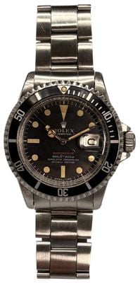 Pre-owned Rolex Red Submariner 40mm 1970 Watch Box & Papers Watch J15078