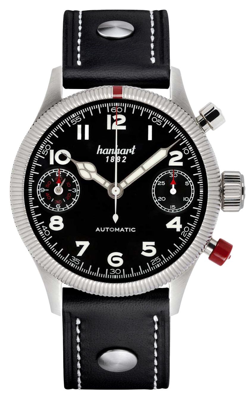 Hanhart Chronographe automatique Pioneer Twindicator (45 mm montre