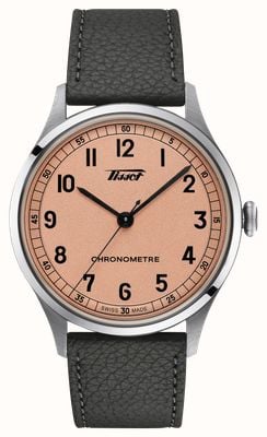 Tissot Heritage 1938 Automatic COSC (39mm) Pink Dial / Grey Leather T1424641633200