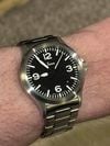 Customer picture of Sinn 556 A Sports Sapphire Glass Stainless Steel Bracelet 556.014-H LINK BRACELET