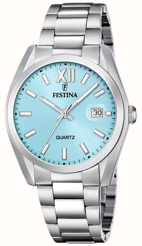 Festina Acero Clasico (40mm) Light Blue Dial Stainless Steel
