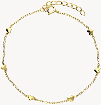 Gold Plated Mini Heart Bracelet H6987/Y