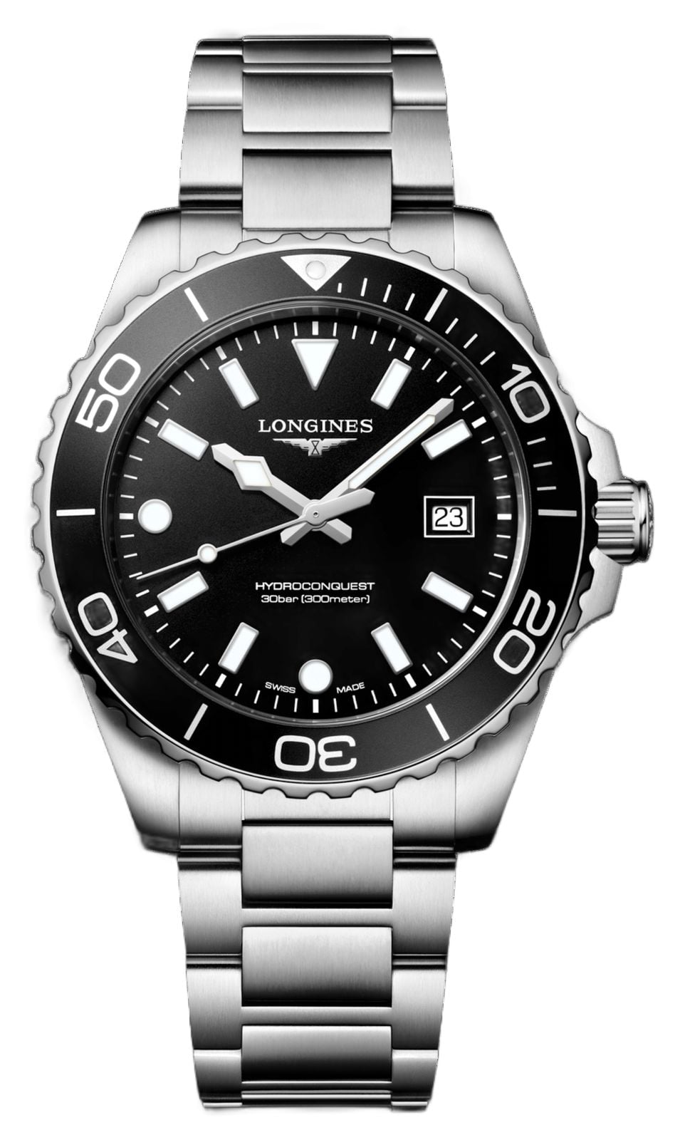 LONGINES Hydroconquest quartz (42mm) cadran noir sablÃ© / montre