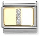 Nomination Classic Letter I Glitter Charm 030291/09