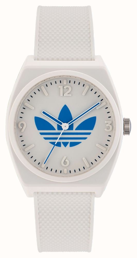 Adidas PROJECT TWO White Dial White Resin Strap AOST23048 First Class Watches USA