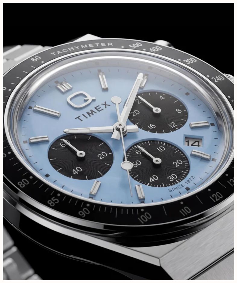 Timex Q Sport Timex Chronograph 40mm Stainless Steel Bracelet TW2Y88600 - widok alternatywny 5