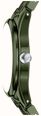 Emporio Armani Ceramic Automatic (43mm) Skeleton Dial / Green Ceramic Bracelet AR60100 - vista alternativa 2