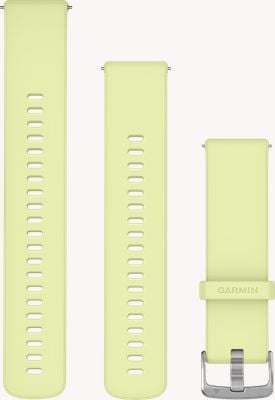 Garmin Cinturini a sgancio rapido (22 mm) in silicone color cedro con finiture argentate - solo cinturino 010-13406-11