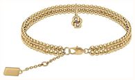 BOSS Jewellery Ladies' Double B Gold Plated Monogram Bead Bracelet 1580869 - альтернативный вид 3