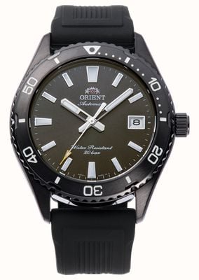 Orient マコ 40 オートマチック (40mm) ブラック文字盤 / ブラックラバーストラップ RA-AC0Q10N30B
