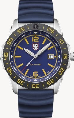 Luminox Pacific Diver: Force Blue 3120 Series Sonderausgabe (44mm) Blaues Zifferblatt / Blaues NBR-Gummiband XS.3125.FB