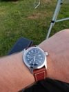 Customer picture of Hamilton Automatico kaki *the avengers - 2012* (42 mm) quadrante nero/cinturino in pelle marrone H70555533