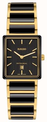 RADO Édition spéciale 40e anniversaire (28 mm) cadran noir / bracelet en céramique high-tech noire et PVD R20258162