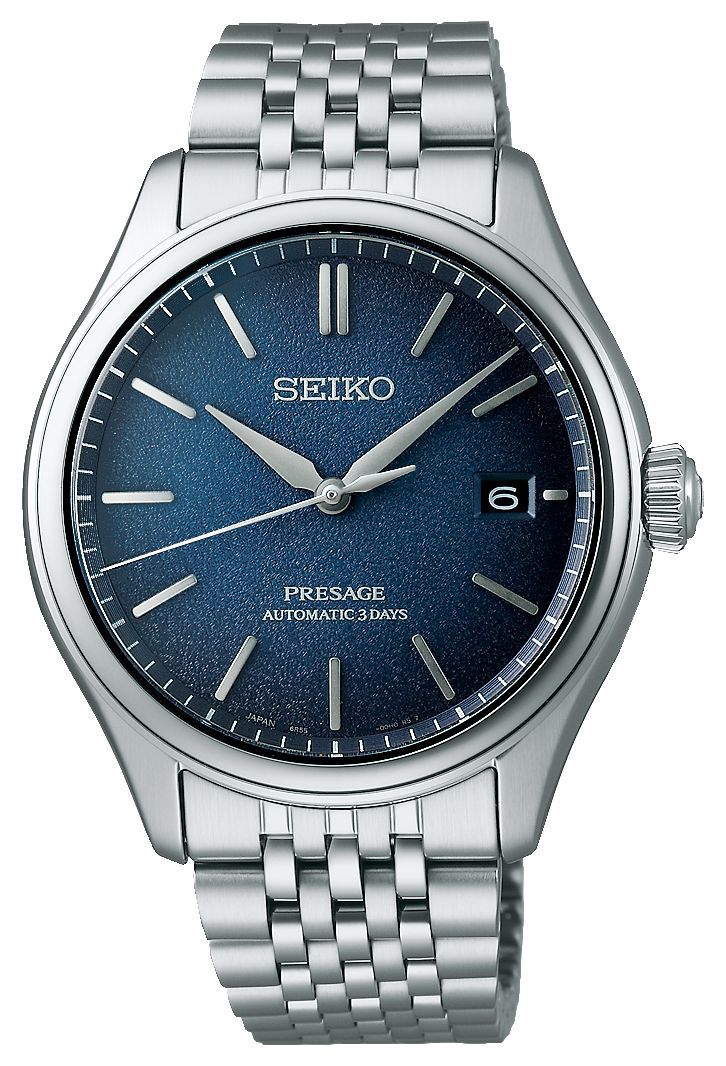 Seiko Presage classique en bleu japonais Â« ai-iro Â» montre