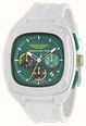 Aston Martin Aramco Formula One™ Team OVR W Quartz Chronograph (44mm) Podium Green Dial / White Silicone Strap MTFO1F502 - alternate view 2
