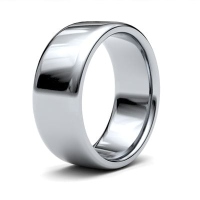 James Moore & Co | 9ct 白金 | 8mm | 中号 | 软球场尺寸 | ag_8lms-9w AG_8LMS-9W