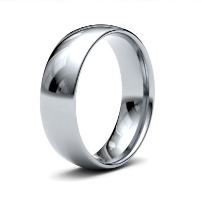 James Moore Wedding Ring | platine | 6 mm | léger | taille traditionnelle | ag_6glc-pt AG_6GLC-PT