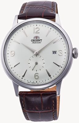 Orient Bambino Small Seconds Mechanical (40.5mm) White Dial / Brown Leather RA-AP0002S30B