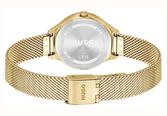 HUGO Gold Glossy Gold Dial Mesh Bracelet 1540188 - vista alternativa 3
