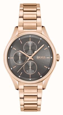 BOSS | grote cursus | sport luxe | rosé gouden armband | 1502603