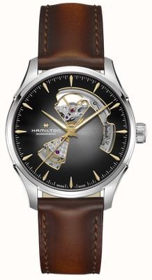 Hamilton Jazzmaster Open Heart Auto (40mm) Red Dial / Brown