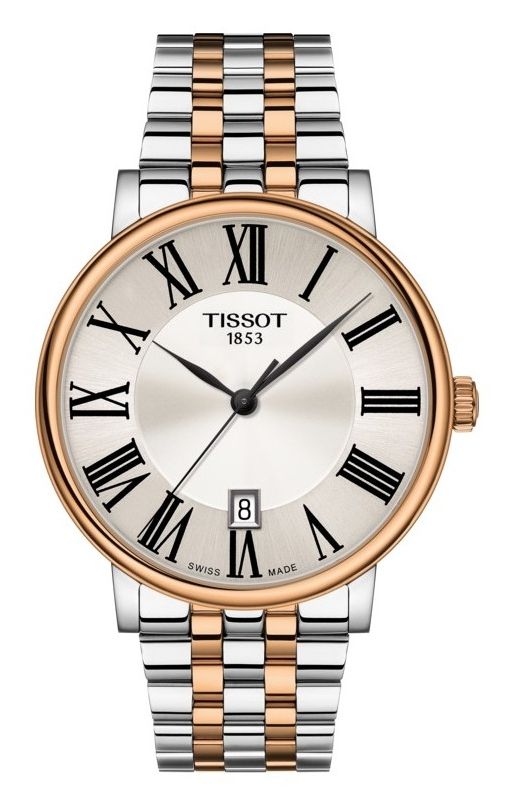 Tissot | carson pour hommes | cadran argentÃ© | acier montre-image-54802