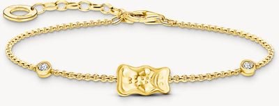 Thomas Sabo Gold-plated Bracelet With HARIBO Goldbear And Zirconia A2203-414-39-L19V