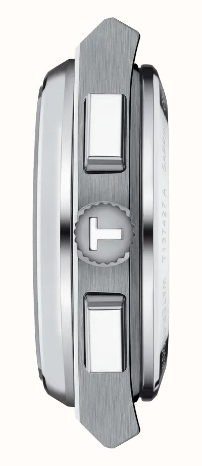 Tissot PRX Automatic Chronograph (42mm) Blue Gradient Dial / Stainless Steel Bracelet T1374271104101 - альтернативный вид 2