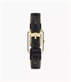Fossil Raquel 23 mm Three-Hand Date Black Leather Fossil Watch ES5505 - vista alternativa 2