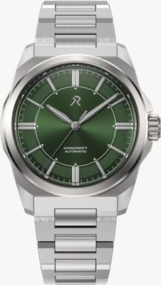 RZE レゾリュート 36 モヒート オートマティック (36mm) グリーンサンレイダイヤル / ウルトラヘックスチタンブレスレット RES-36-MOJ