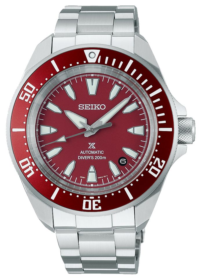 Seiko Prospex 4r plongeur rouge Â« shog-urai Â» (41,7 mm) montre