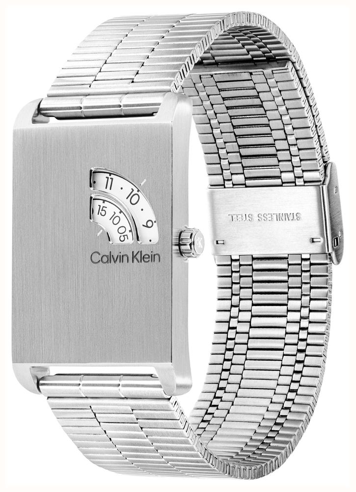 Calvin Klein Dapper Quartz (19x40mm) White Dial / Stainless Steel Bracelet 25200588 - vista alternativa 2