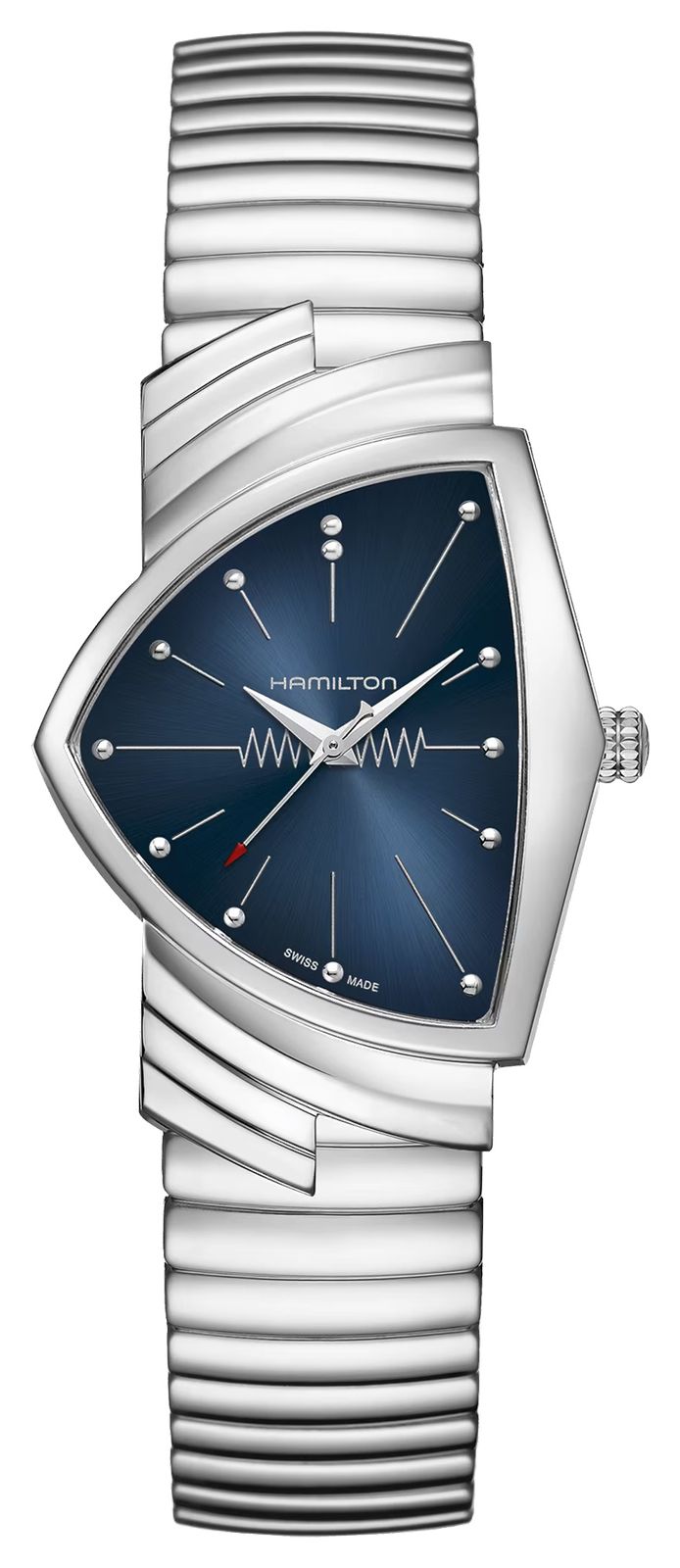 Hamilton Quartz Ventura (32,3 mm) cadran bleu / bracelet montre