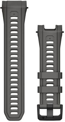 Garmin 26mm Charcoal Silicone Watch Band (Instinct 3 – 50mm) 010-13396-00