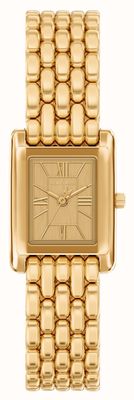 Michael Kors Essex (22 mm) esfera dorada / brazalete de acero inoxidable con recubrimiento PVD dorado MK4997