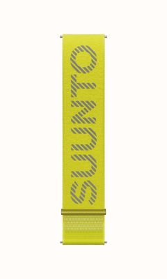 Suunto Bracelet en textile vert citron Athletic 7 - 22 mm (tailles S/M et M/L) - bracelet seul SS051133000