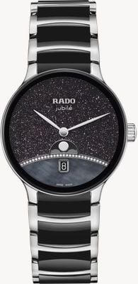 RADO Centrix maanfase limited edition (35 mm) aventurijn wijzerplaat / zwart hightech keramiek & roestvrij staal R30234762