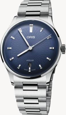 ORIS Artelier Date Automatic (38mm) Dark Blue Dial / Stainless Steel Bracelet 01 733 7810 4055-07 8 20 20