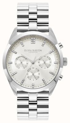 Olivia Burton City Classics Ivory Dial Two Tone Stainless Steel Bracelet 24000191 First Class Watches USA