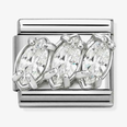 Nomination Classic Trilogy Cubic Zirconia Charm 330329/05