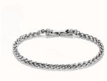 Thomas Sabo Thomas Sabo Rebel at Heart Men's Stainless Steel Twisted Rope Bracelet A2258-S01-53-L18V