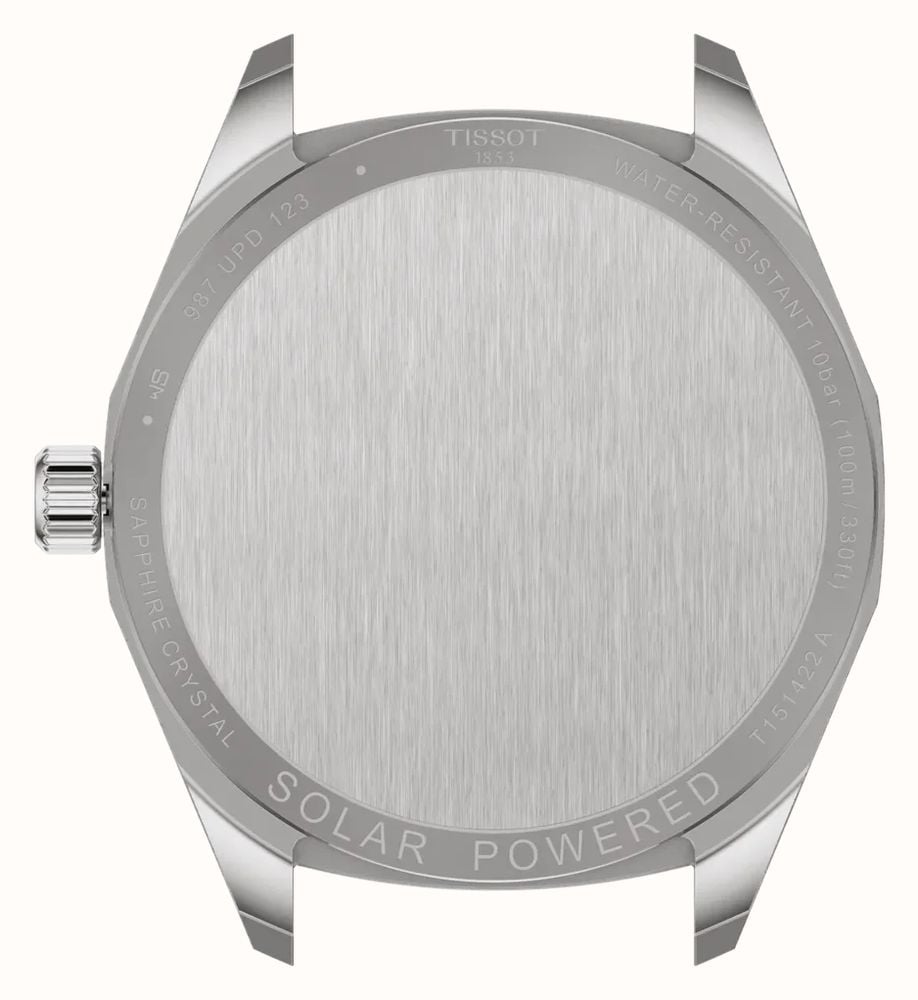Tissot PRC 100 Solar (39mm) Green Sunray Dial / Stainless Steel Bracelet T1514221109100 - 別ビュー 5