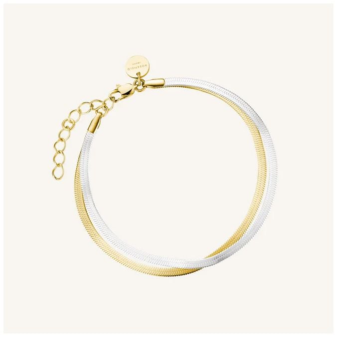 Rosefield Jewellery Duo de bracelets serpent pour femme bijoux