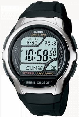 Casio Alarme radiocommandée à récepteur d'ondes pour hommes WV-58R-1AEF