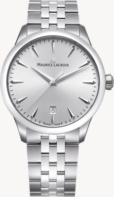 Maurice Lacroix 1975 Quartz (39mm) Silver Sun-Brushed Dial / Stainless Steel Bracelet 751007-SS002-130-1