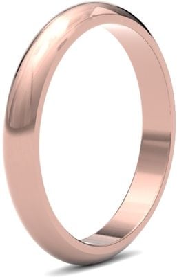 James Moore & Co | Or rose 9 carats | 2,5 mm | lourd | taille D | ag_2.5lhd-9r AG_2.5LHD-9R